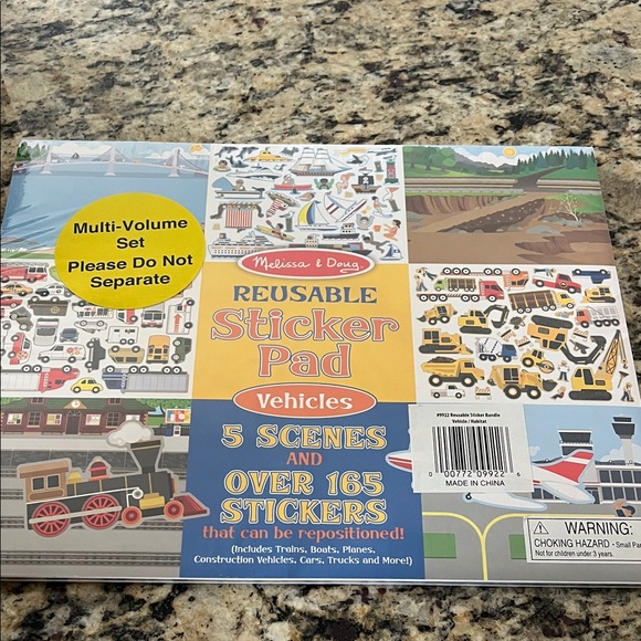 Melissa & Doug Colorful Reusable Sticker Pad - Picture 2 of 2